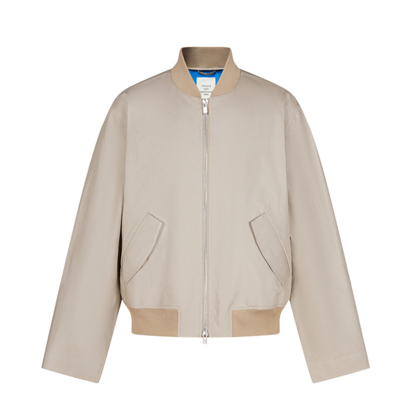 【Samuel Drira联名】速写男装春秋新款飞行员夹克棒球领宽松外套,淘宝优惠券,粉丝福利购,淘宝优惠卷