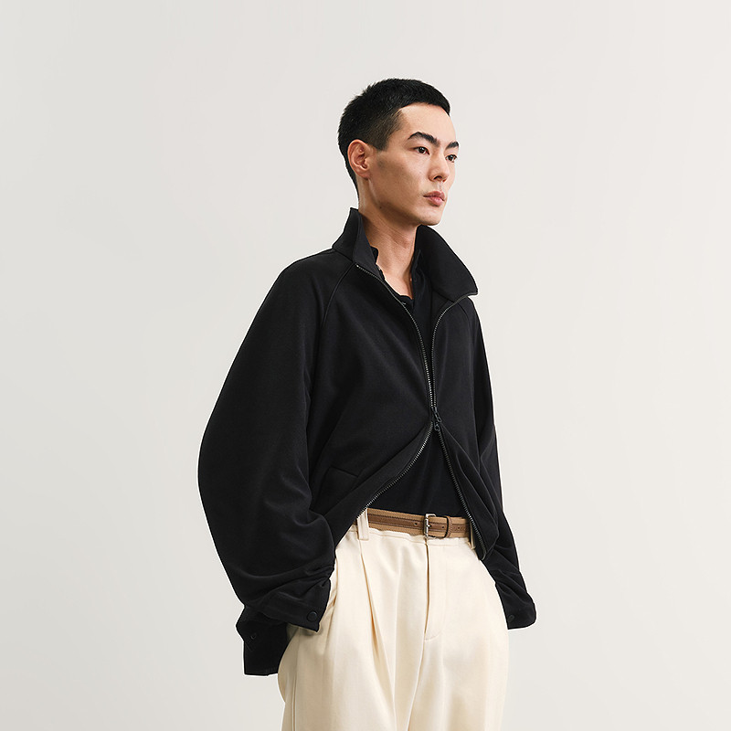 速写男装早春新款男士卫衣纯色休闲通勤舒适