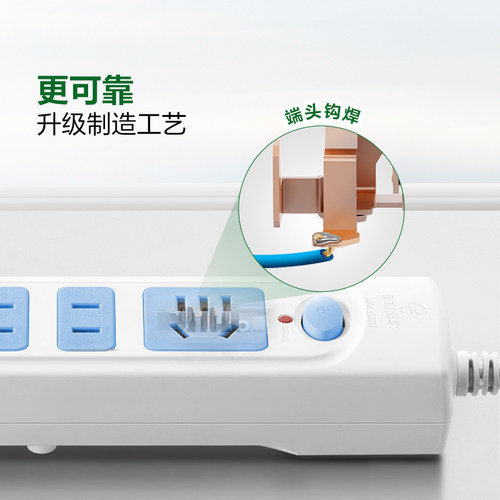 公牛插座旗舰店插排插线板拖线板电源插座家用接线板多排插排宿舍 - 图2