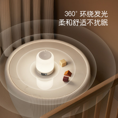 公牛杨幂同款床头小夜灯插电款卧室睡眠灯夜晚婴儿喂奶护眼灯台灯 - 图2