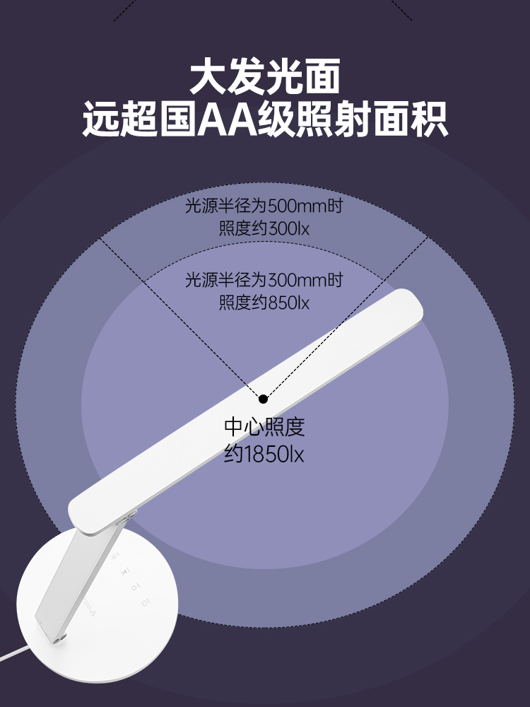 公牛护眼台灯学习专用国aa级学生儿童书桌写作业阅读防近视床头灯 - 图2