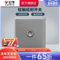Bull Socket Flagship Wall Switch Socket Time-lapse Switch 86 Type of building Road with switch panel G28 Grey