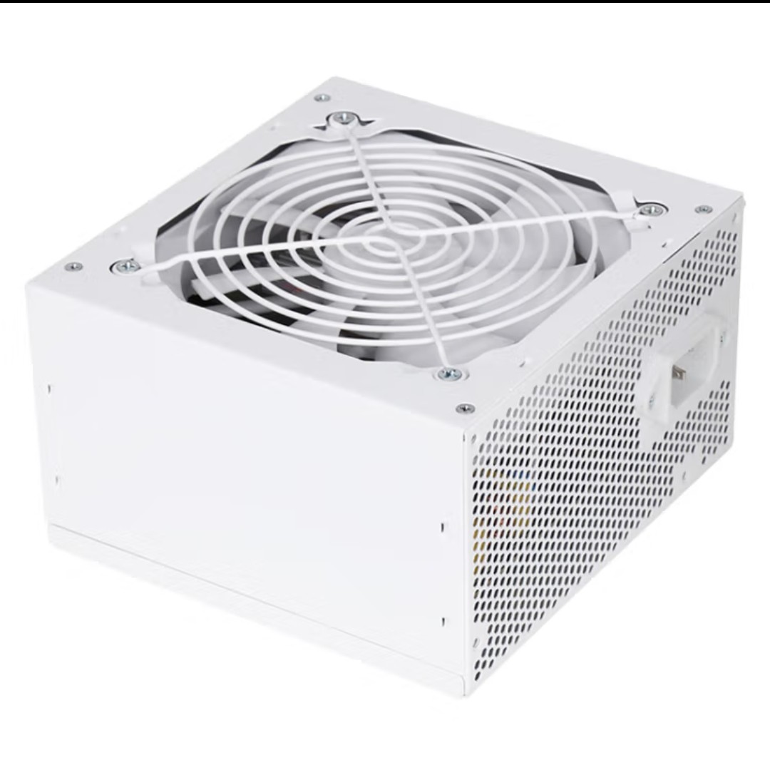 先马（SAMA）平头哥650白色 额定500W 台式主机电脑电源 雪装版,淘宝优惠券,粉丝福利购,淘宝优惠卷