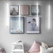 360 degree pass body luminous colored led hanging wire lighting tube strip light lavish table clothing store decorative lamp tube