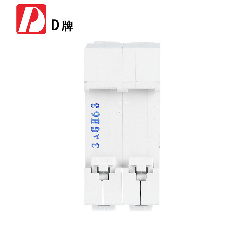 D牌电气 220V家用断路器空开双极总闸DZ47 63 2P C32A短路保护 - 图2