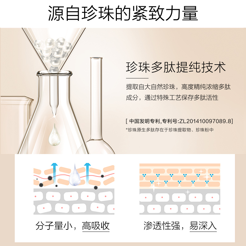 欧诗漫旗舰店欧诗漫珍珠肌源修护抚纹眼霜女去淡化黑眼圈细纹紧致提拉专柜正品1