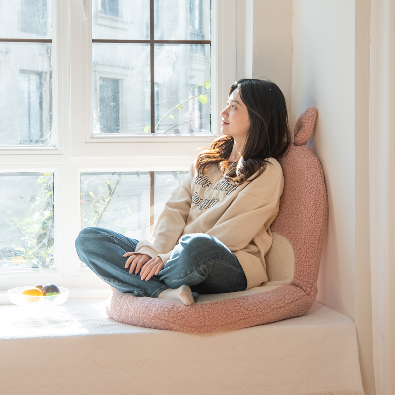 懒人沙发飘窗椅靠背可调节榻榻米坐垫女生宿舍床上可爱座椅可拆洗