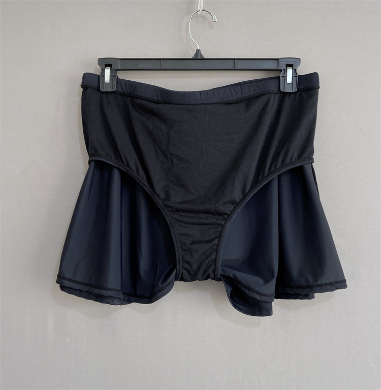 美单大码女装高腰游泳半身裙泳裤两件套swim Skirt Panty set - 图1