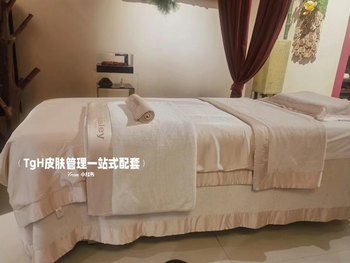 High-end AB face beauty bed cover four-piece massage bed cover quilt solid color quilt custom ແຜ່ນຕຽງນອນສໍາລັບຮ້ານເສີມສວຍ