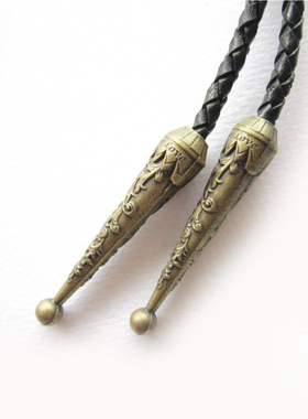 欧美长款手工原创吊坠牛仔项链