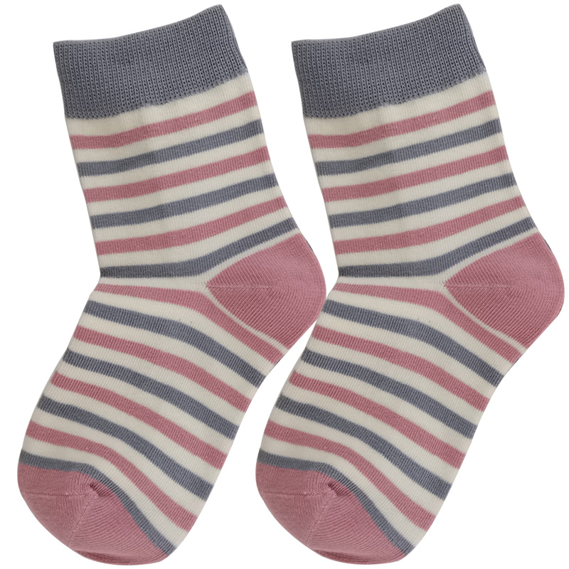 鹿人女童袜子纯棉春秋儿童运动吸汗防臭中小童男孩秋冬学生中筒袜 - 图3