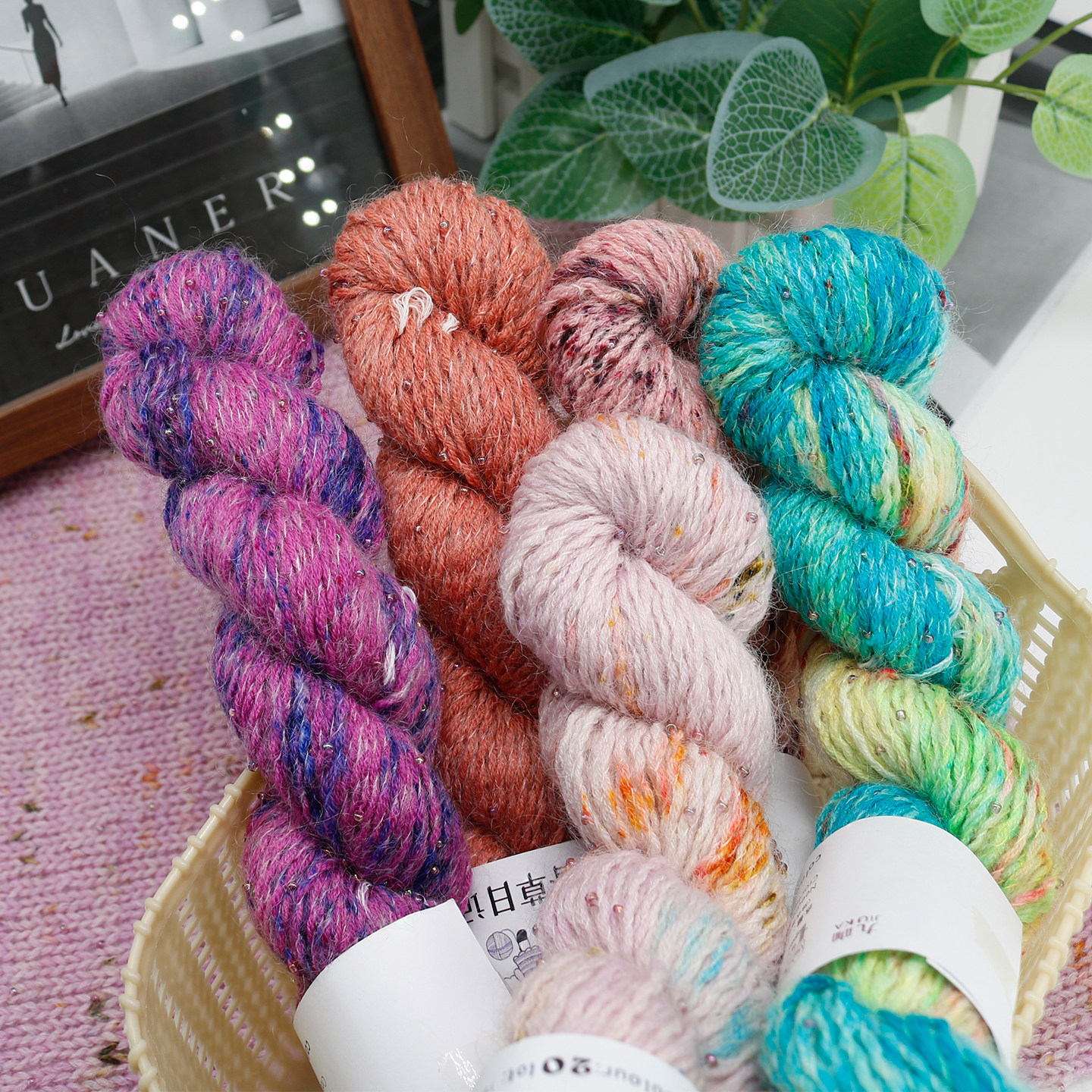 27香草日记 百分百美丽诺羊毛手染软不扎秋冬保暖diy手工新款毛线,淘宝优惠券,粉丝福利购,淘宝优惠卷