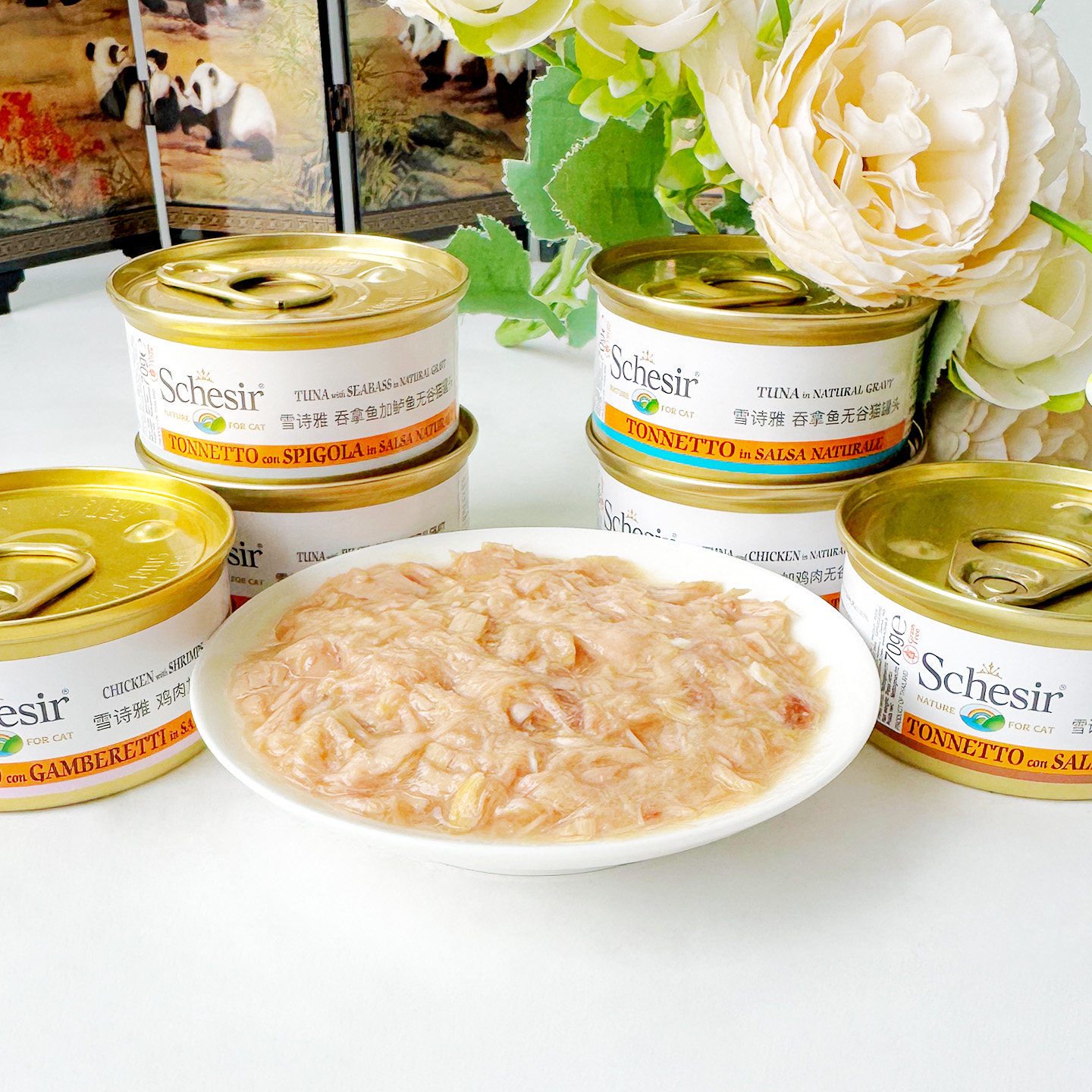 Schesir雪诗雅进口无谷猫罐头营养猫罐头成幼猫零食搭配主食24罐,淘宝优惠券,粉丝福利购,淘宝优惠卷