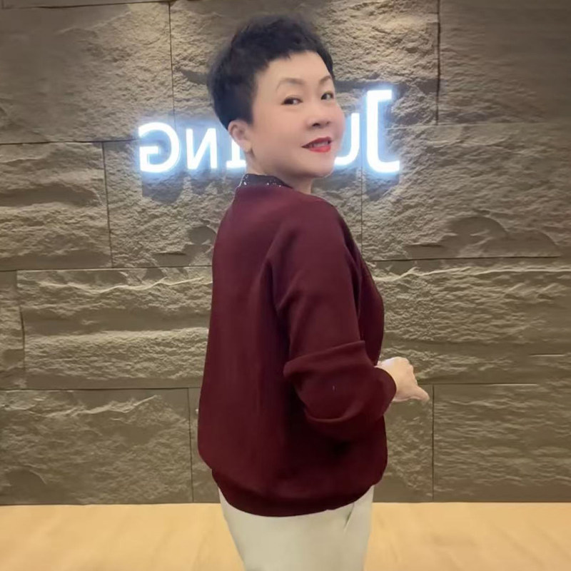 中年妈妈秋装针织衫2026新款秋冬毛衣洋气中老年女装打底衫上衣服,淘宝优惠券,粉丝福利购,淘宝优惠卷