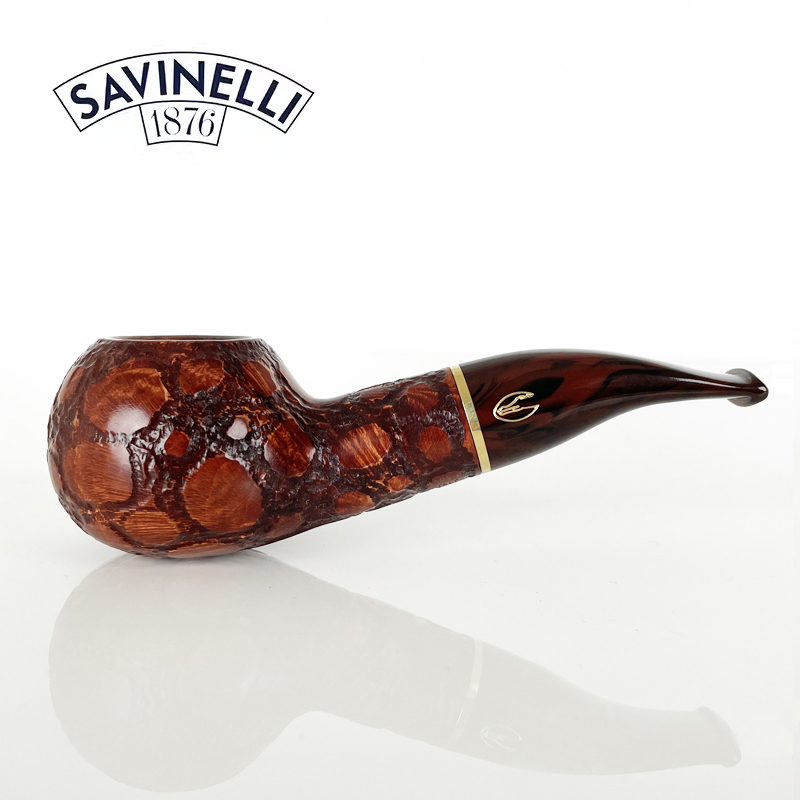 意大利沙芬Savinelli进口石楠木烟斗烟具男士礼物送长辈鳄鱼320 - 图3