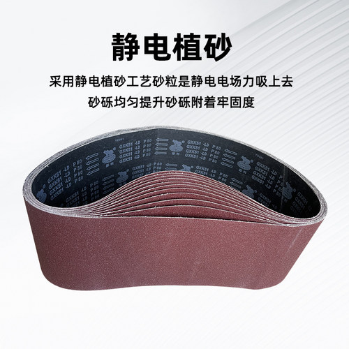 610犀利GXK51-LD砂带1520平板砂带机砂带915木工金属打磨抛光除锈 - 图0