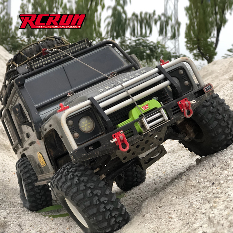 RCRUN 1：10仿真模型攀爬车金属电动绞盘 90046 D90 SCX10 TRX-4-图0