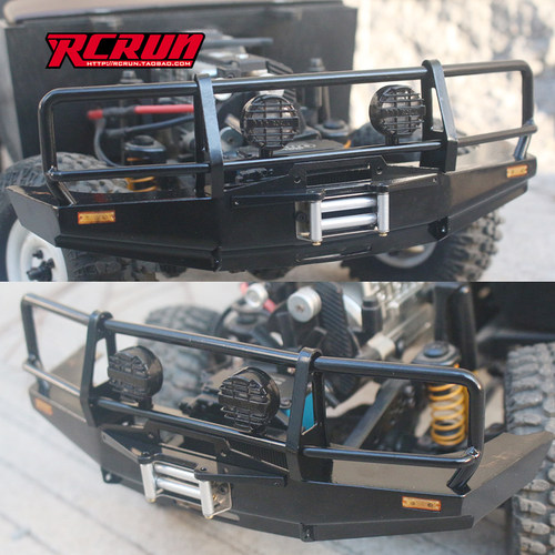 RCRUN1:10仿真攀爬模型车LC80丰田陆巡RUN80金属保险杠防撞杆牛栏 - 图2