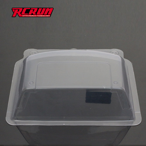 RCRUN  1:10 模型车 山猪 RC4 TF2 前车头 吸塑玻璃 - 图1