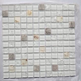 Каменная раковина стеклянная мозаика фоновая настенная плитка плитка туалетная бассейн синий рыба пруд бар кухонная стена наклейка