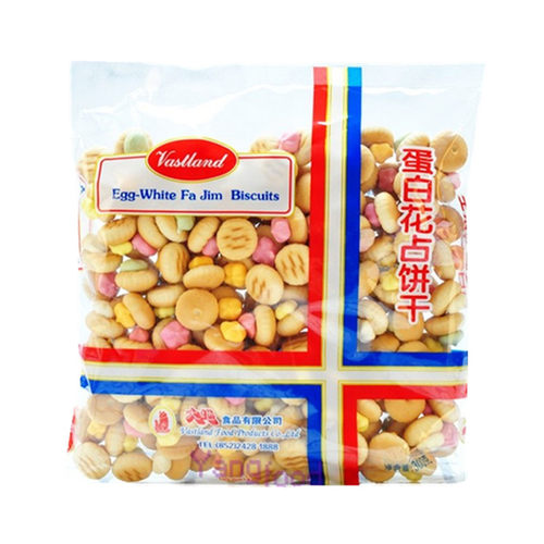 香港品牌 食品大地蛋白花占饼干儿童经典零食 粘饼干300g休闲零食 - 图2
