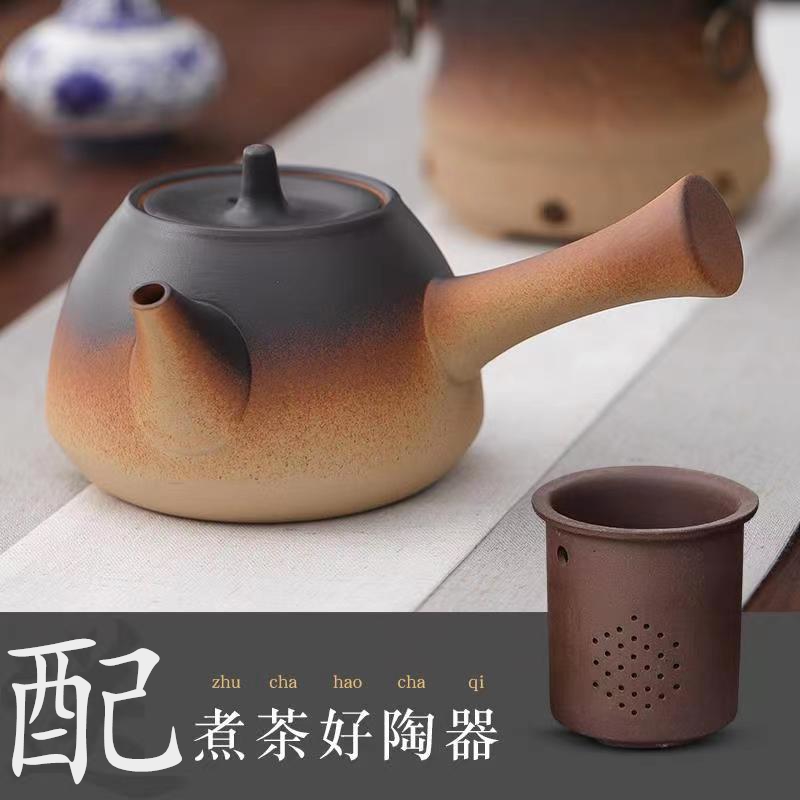 新品日式陶壶养生煮水壶煮茶壶电陶炉烧水壶竹提梁茶器粗正品包邮 - 图2