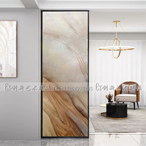 Brief Modern Abstract Light Lavish Shoe Cabinet Toilet Deep Carving Textural Art Glass Xuanguan Screen Partition Wall Set To Do