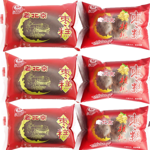 老北京枣蛋糕点整箱6斤红枣味蜂蜜枣泥早餐面包学生休闲零食品 - 图1