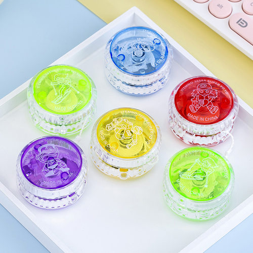 送学生班级礼品发光悠悠球儿童节奖幼儿园小礼物闪光溜溜球yoyo球 - 图1