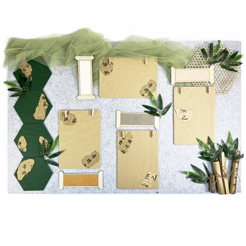 幼儿园新中式环创装饰国风主题墙黑板报家园联系栏中国风文化墙,淘宝优惠券,粉丝福利购,淘宝优惠卷