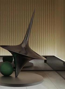 不锈钢圆球陀螺仪雕塑定制酒店大堂售楼部金属艺术工艺品摆件落地