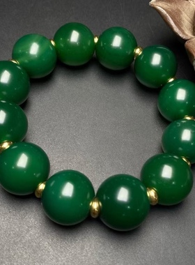 天然老玛瑙玉手链女款