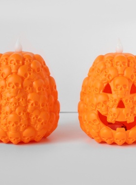 跨境新款万圣节南瓜灯骷髅头装饰