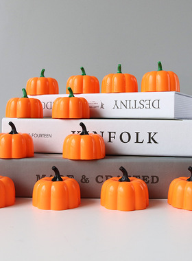 南瓜灯万圣节仿真LED电子小夜灯