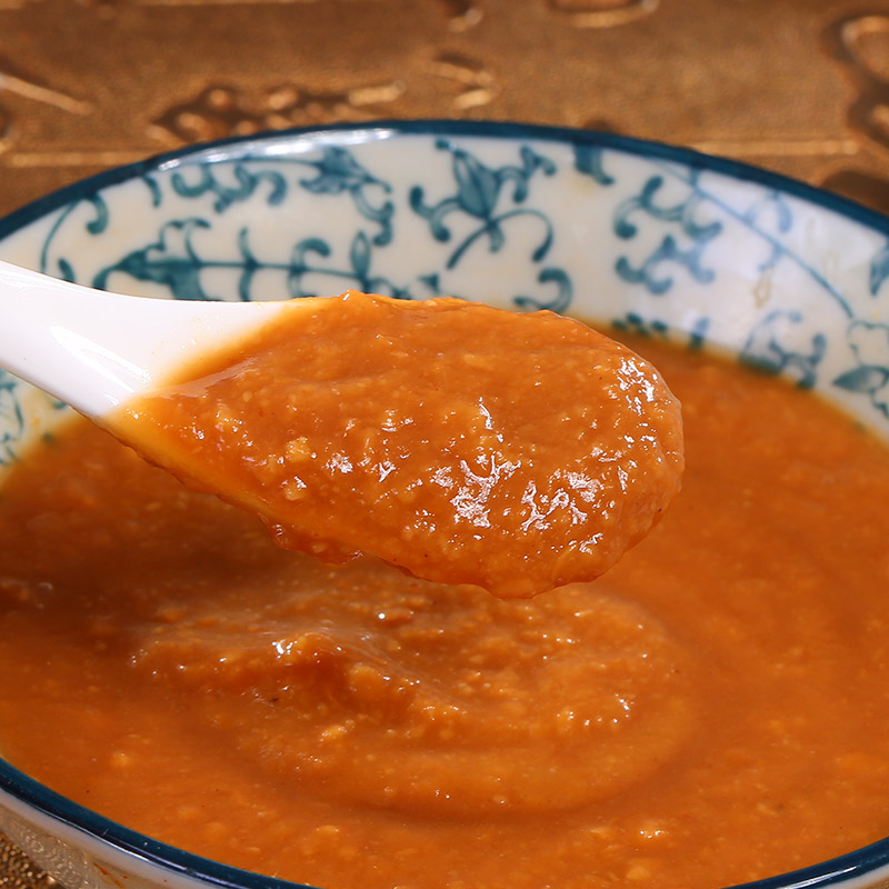 田野泉大豆酱东北大酱饭包酱黄豆酱豆瓣蘸菜酱调味酱开袋即食-图0