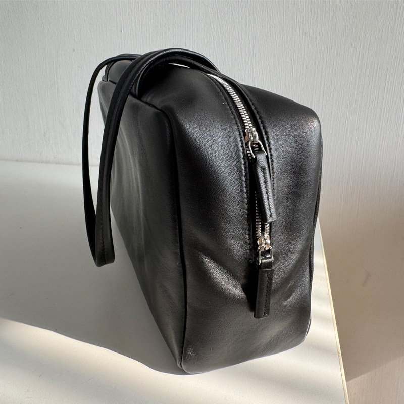 高品质里外全真皮女包~时尚极简手提包羊皮保龄球腋下单肩托特包,淘宝优惠券,粉丝福利购,淘宝优惠卷