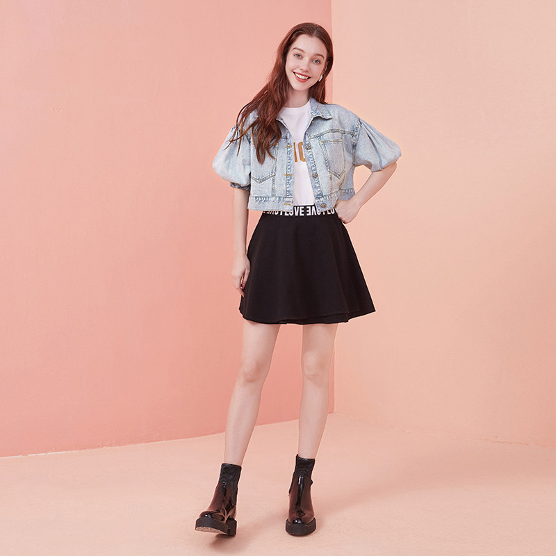 阿卡牛仔短款2020年初秋新款短外套 artka短外套