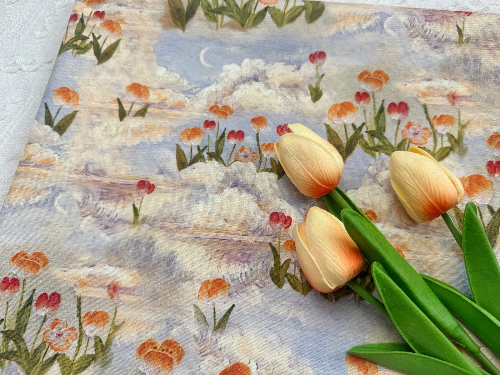 设计师全棉8安帆布高密丝光油画花朵集合包包外套桌布手工数码,淘宝优惠券,粉丝福利购,淘宝优惠卷