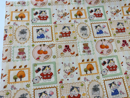 全棉8安帆布高密丝光帆布卡通狗拼布猫包包外套桌布手工数码印花 - 图3