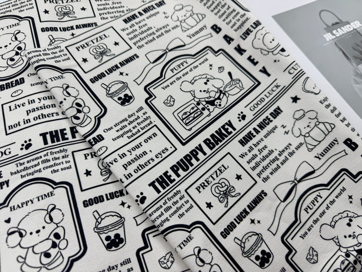 独家版权全棉8安帆布和府绸高密旧报纸系列包包桌布背带裤外套料,淘宝优惠券,粉丝福利购,淘宝优惠卷