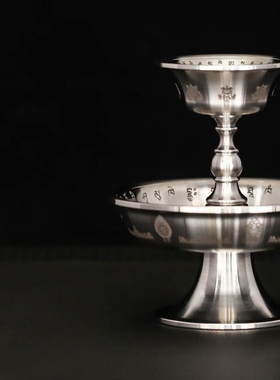 原创不锈钢防腐迷你小护法杯可以传世的出差便携家用防锈禅摆件