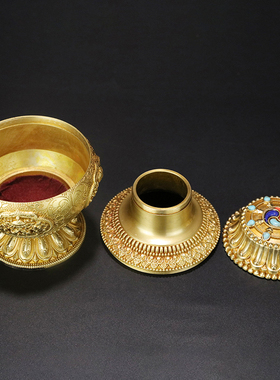 慧宝铜宝瓶家用摆件八吉祥宝瓶摆件吉祥八宝瓶