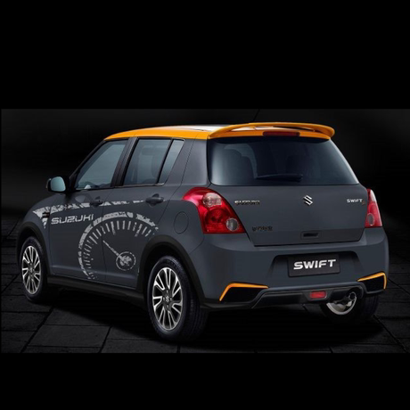 suitable for changan suzuki swift cool version dark green carbon gold gray body clock suzuki decal