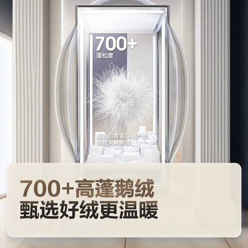 波司登羽绒服女士长款过膝鹅绒高端商务休闲冬季保暖连帽气质外套 - 图3