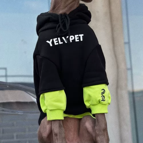 Собака для любимой собаки большая одежда для собак сражается цвет и фальшивый двух весенний и осенний ватный ватный свитер лабрадо золотой ретривер