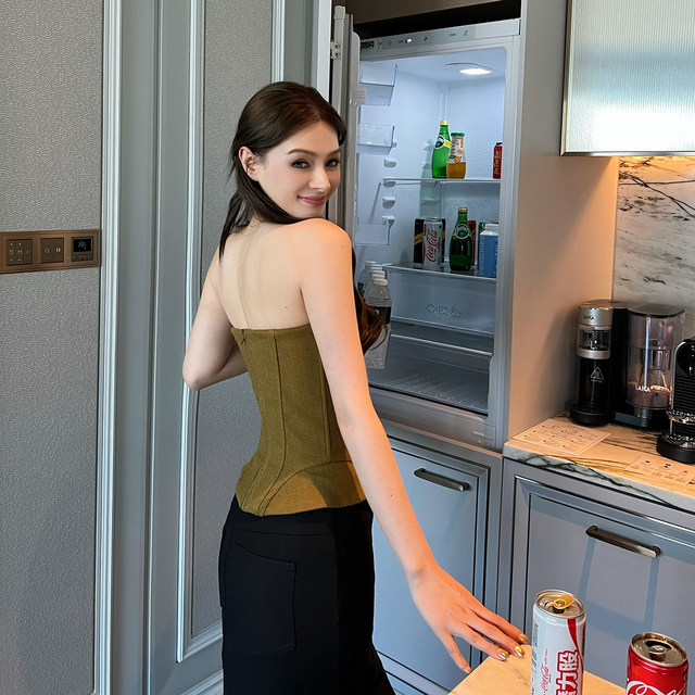 Slim slimming hollow inner bandeau bra for women