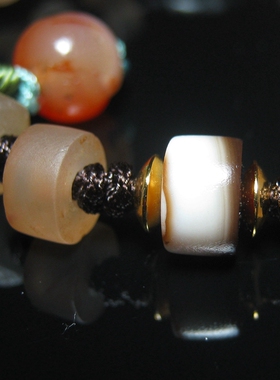 千年老水晶药师玛瑙手串7.5mm