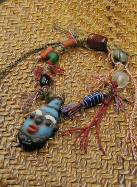 老琉璃车挂腓尼基贸易珠古董珠饰