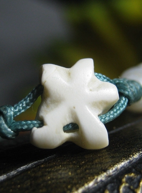 千年老白宝石玛瑙珍珠多宝手串