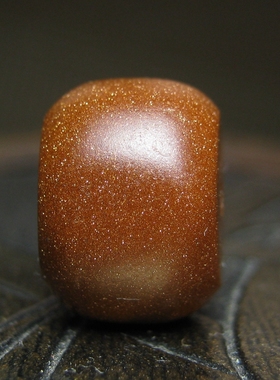 老金沙石桶珠13.5-14.5m文玩古珠